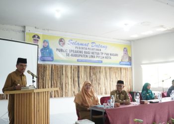 Dibuka Bupati Safaruddin, TP PKK Lima Puluh Kota Gelar Pelatihan Public Speaking Bagi 79 Ketua PKK Nagari