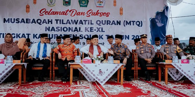 Bupati Solok Hadiri Pembukaan MTQ Nasional Ke-40 Tingkat Kab. Solok Tahun 2024