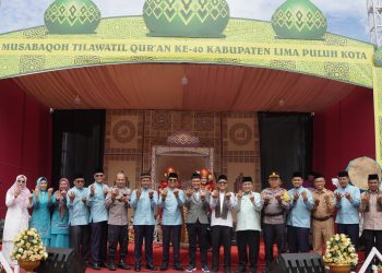 Dibuka Bupati Safaruddin Dt.Bandaro Rajo, MTQ Nasional Ke-40 Lima Puluh Kota Resmi Dimulai