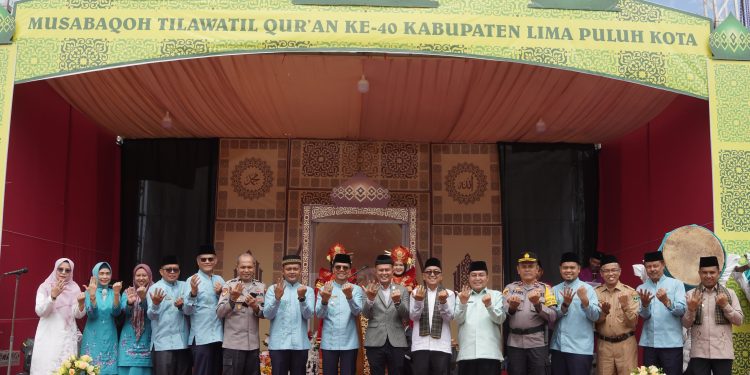 Dibuka Bupati Safaruddin Dt.Bandaro Rajo, MTQ Nasional Ke-40 Lima Puluh Kota Resmi Dimulai