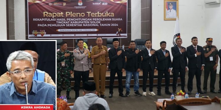 Partisipasi Pemilih Cuma 58%, Presidium Solina : KPU Kab. Solok Menurut Saya Gagal