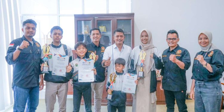 Wabup Solok Apresiasi Pemuncak Pada Kejuaraan Taekwondo