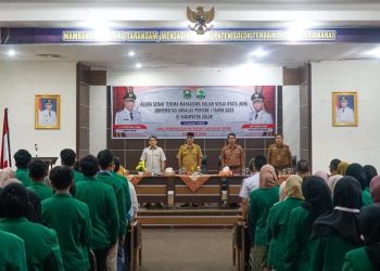 Universitas Andalas Serahkan Mahasiswa KKN Periode I Tahun 2025 kepada Pemerintah Kabupaten Solok