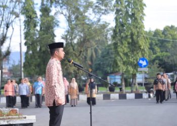 Awali Tahun 2025, Wawako Solok Pimpin Apel Gabungan Perdana Seluruh ASN