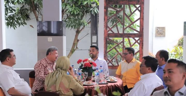 Wali Kota Solok dan Ketua DPRD Kota Solok Sambut Kedatangan Anggota DPR-RI Komisi V Zigo Rolanda