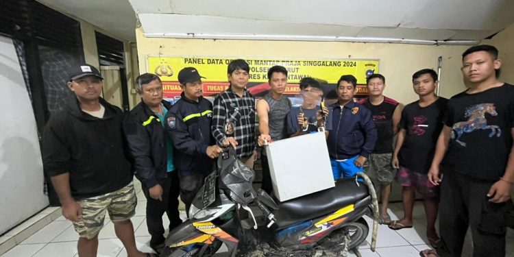 Pelaku Pencurian Alat Tower di Dusun Rokdok Berhasil di Amankan Polsek Siberut