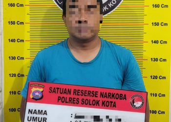 Miliki Sabu, Pria Berinisial W Diringkus SatResnarkoba Polres Solok Kota