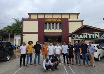 Tim Opsnal Polres Solok bersama Tim Gabungan Polres Solok Kota Berhasil Mengamankan Pelaku Pencurian Sepeda Motor
