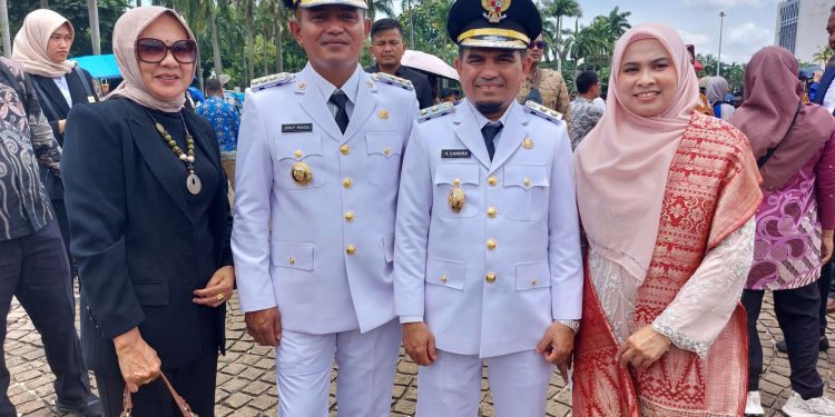 Presiden Prabowo Subianto Melantik Jon Firman Pandu dan Candra sebagai Bupati dan Wakil Bupati Solok Terpilih Periode 2025-2030