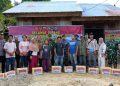 Usai Peninjauan, Katim Wasev Mabes TNI AD Serahkan Bantuan Kepada Penerima RTLH