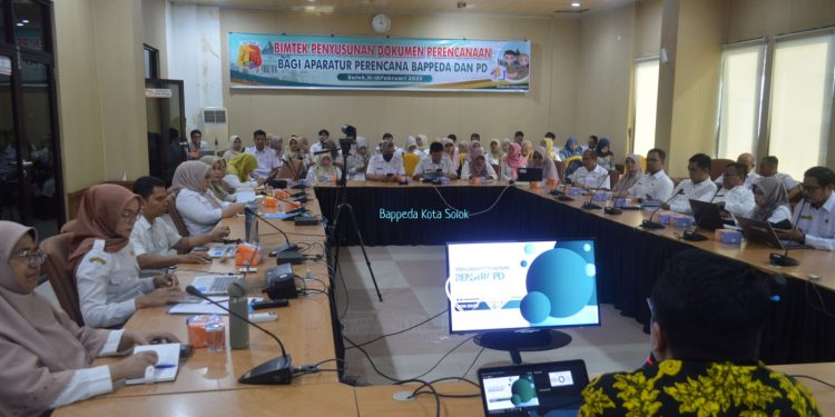 Bappeda Kota Solok Gelar Bimtek Penyusunan RPJMD