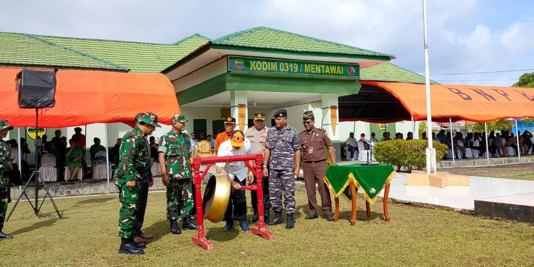 Program TMMD ke 123 Tahun Anggaran 2025 Resmi di Buka di Mentawai
