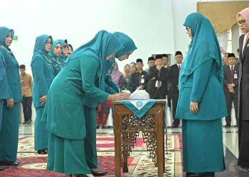 Ny.Dona Ramadhani Kirana Putra Resmi Jabat Ketua TP PKK Kota Solok