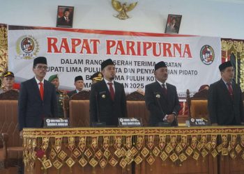 Pidato Bupati Lima Puluh Kota Pada Sidang Paripurna DPRD Serah Terima Jabatan