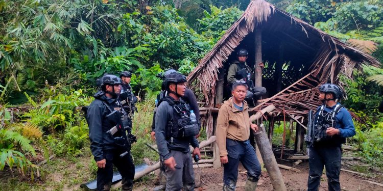 Penangkapan Terduga Pelaku Pembunuhan di Buttui Dipimpin Langsung Kapolres Mentawai