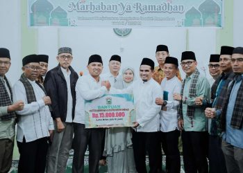 Wabup Candra Pimpin TSR Kunjungi Musholla Al-Fathan Nagari Batang Barus