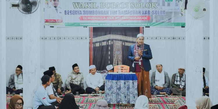 Pimpin TSR, Bupati Solok Kunjungi Mesjid Darul Qarar Jorong Lubuak Salasiah
