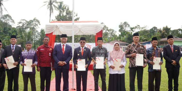 Upacara Peringatan Peristiwa Situjuah ke-76 Khidmat, Gubernur Mahyeldi : Inspirasi Generasi Muda Dalam Memperjuangkan Bangsa