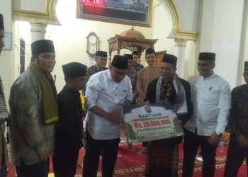 Dipimpin Kapolres Solok Kota, Tim VII TSR Kabupaten Solok Kunjungi Masjid Nurul YaQin Ujung Ladang