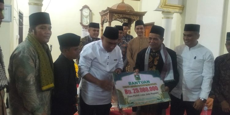 Dipimpin Kapolres Solok Kota, Tim VII TSR Kabupaten Solok Kunjungi Masjid Nurul YaQin Ujung Ladang