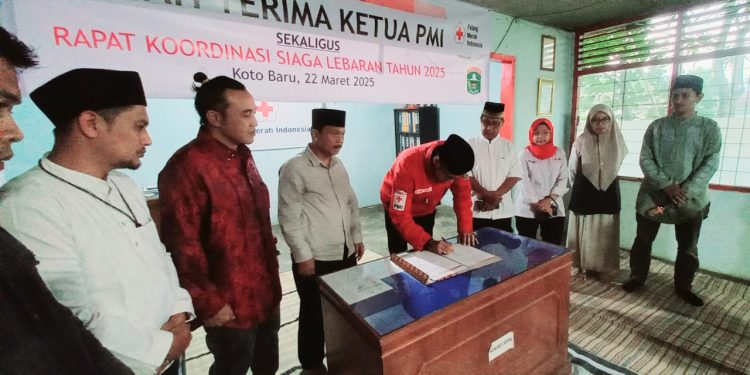Jabat Plt Ketua PMI Kab. Solok, Ivoni Munir, S. Farm. Apt Segera Siapkan Muslab Untuk Ketua Defenitif