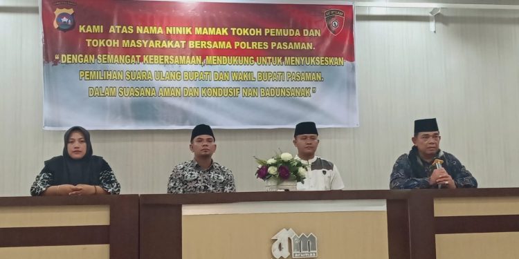 Sat Intelkam Polres Pasaman Ajak Pemuda Ciptakan PSU Yang Kondusif