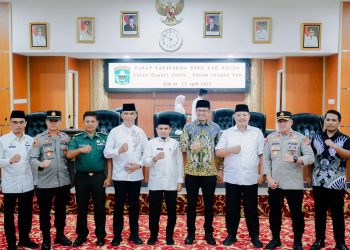 Wabup Solok Hadiri Rapat Paripurna Penyampaian LKPJ Bupati Solok Tahun 2024
