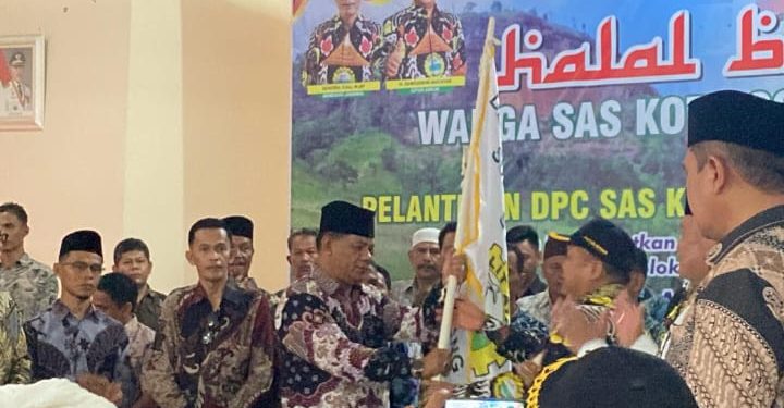 Dilantik DPP SAS, Endri Faizal, SH. MH Sah Jabat Ketua DPC  SAS Kota Solok