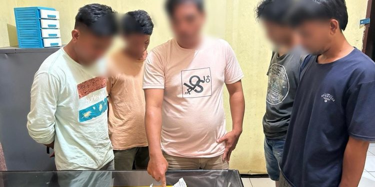 Polres Mentawai Amankan 5 Orang Terduga Pelaku Penyalahgunaan Narkoba