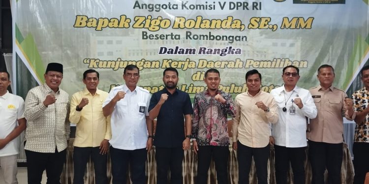 Bupati Limapuluh Kota Terima Kunjungan Anggota DPR RI Zigo Rolanda