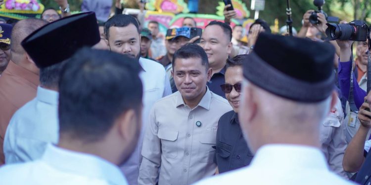 Bupati Solok Hadiri Peletakan Batu Pertama (ground breaking) Flyover Sitinjau Lauik