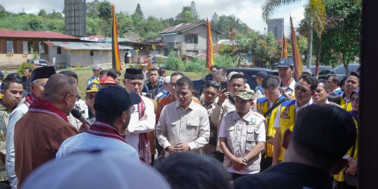 Menteri Pekerjaan Umum Dody Hanggodo Kunjungi Lokasi Pembangunan Sekolah Rakyat di Solok Sumbar