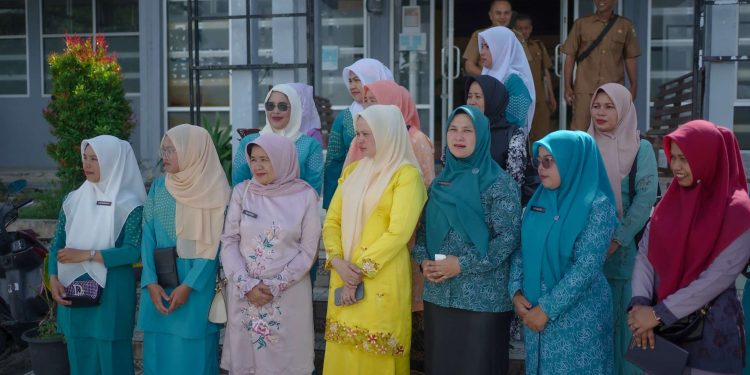 Ketua TP-PKK Kab. Solok Hadiri Audiensi Penerima Bansos di Nagari Alahan Panjang