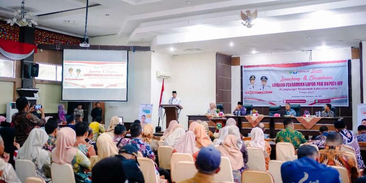 Pemkab Solok Launching Penerapan Layanan Pengaduan “Lapor Pak Bupati JFP”