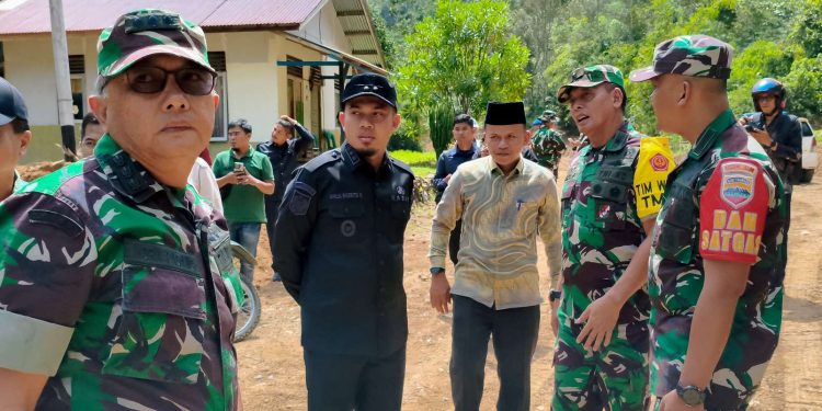 Wakil Bupati Lima Puluh Kota Sambut Tim Wasev TMMD/N Ke-124