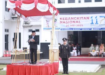 Jadi Inspektur Upacara Peringatan Harkitnas, Suryadi Nurdal Bacakan Sambutan Menteri Komunikasi dan Digital RI