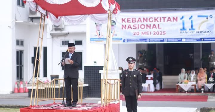 Jadi Inspektur Upacara Peringatan Harkitnas, Suryadi Nurdal Bacakan Sambutan Menteri Komunikasi dan Digital RI