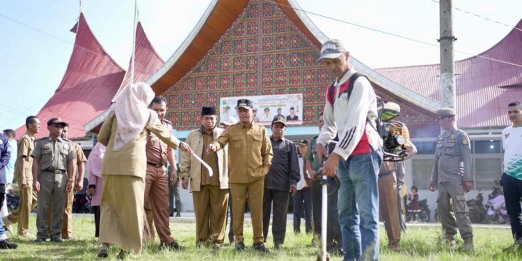 Tutup Program 100 Hari Kerja, Pemkab Solok Gelar Goro Serentak