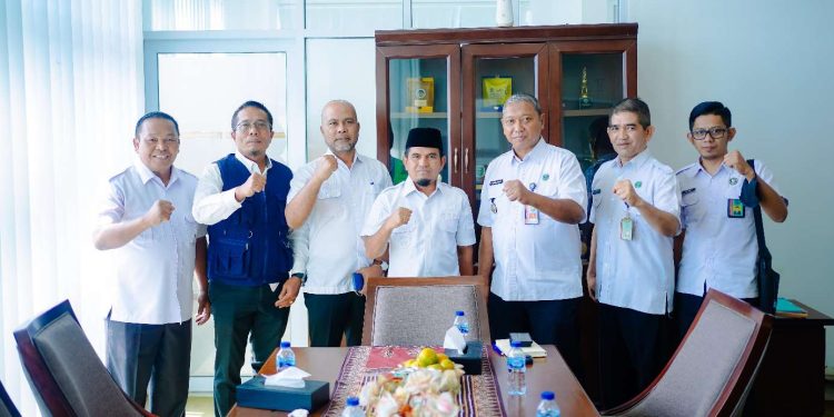 Atasi PEKAT di Kabupaten Solok, Wabup Candra Terima Kunjungan Kepala BNN Kabupaten Solok