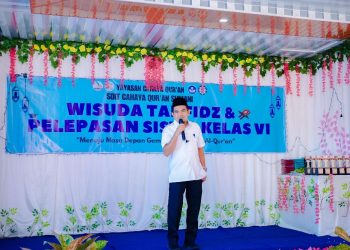 Wakil Bupati Solok Hadiri Wisuda Tahfidz & Pelepasan Siswa Kelas VI SDIT Cahaya Qur’an Sumani