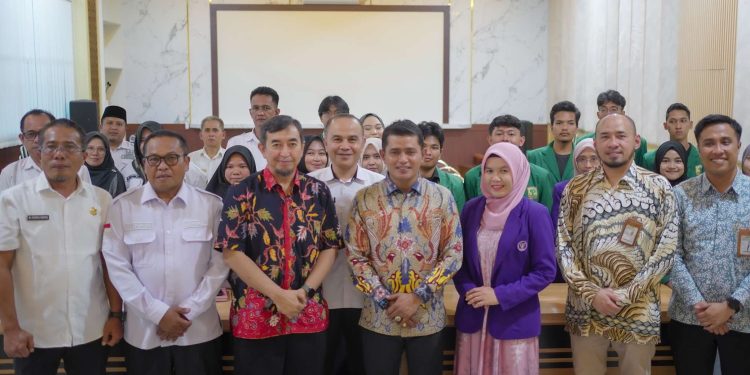 Bupati Jon Firman Pandu Terima Audiensi dan Koordinasi Pelaksanaan Bakti Sosial Nasional PSMKGI