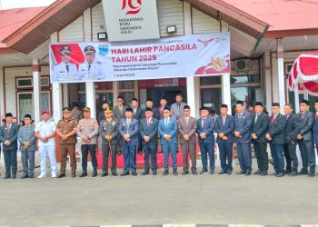 Pemkab Mentawai Laksanakan Apel Gabungan Peringatan Hari Lahir Pancasila