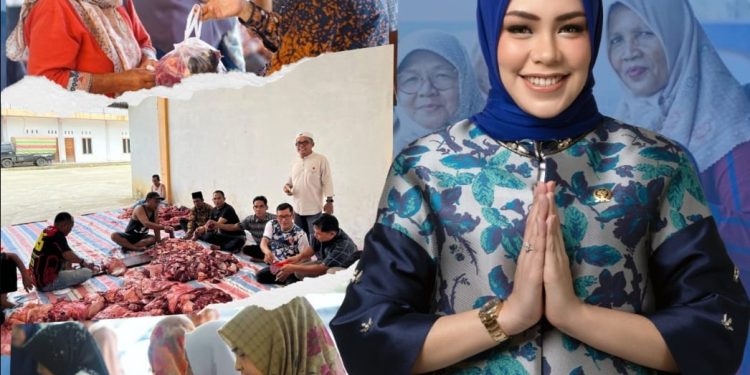 Athari Gauthi Ardi Salurkan Hewan Qurban untuk Masyarakat Kab. Sijunjung Melalui Ketua DPD PAN Sijunjung