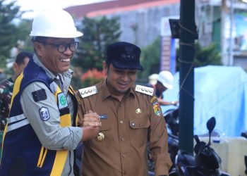 Pembangunan Batang Lembang Dikunjungi Walikota Solok, PPK BWSS V Sumatera: Ini Adalah Bentuk Perhatian dan Dukungan Pemda Kota Solok