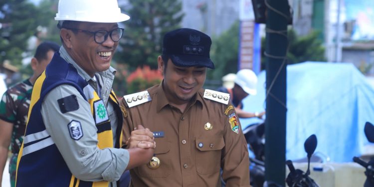 Pembangunan Batang Lembang Dikunjungi Walikota Solok, PPK BWSS  V Sumatera: Ini Adalah Bentuk Perhatian dan Dukungan Pemda Kota Solok