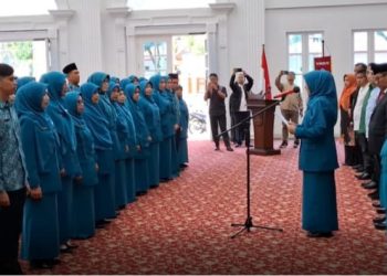Walikota Bukittinggi Kukuhkan Ketua TP PKK  Periode 2025-2030