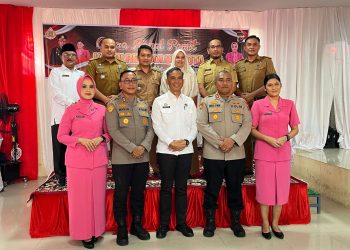 Sekda Medison Hadiri Acara Kenal Pamit Kapolres Solok Kota