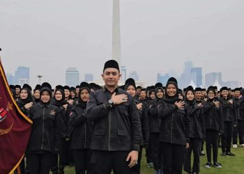 Presiden Prabowo Apresiasi Batalyon Perisai Syarikat Islam di Momen HUT Bhayangkara ke-79