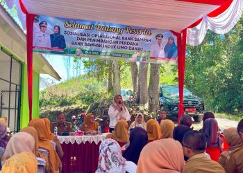 DLH Kab. Solok Sosialisasi Operasional Bank Sampah Sekaligus Penimbangan Perdana Bank Sampah Induk Limo Danau