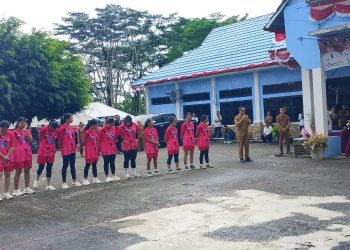 Bupati Mentawai Membuka Secara Resmi Turnamen Voli Bupati Cup 2025